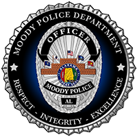 Moody Alabama Police Department Badge Seal